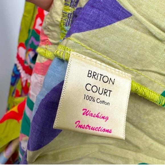 BRITON Court Gigi MAXI DRESS Tiered Ric-rac Size XS NWT - Picture 5 of 8